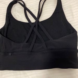 lululemon longline energy bra. sz 6, ribbed